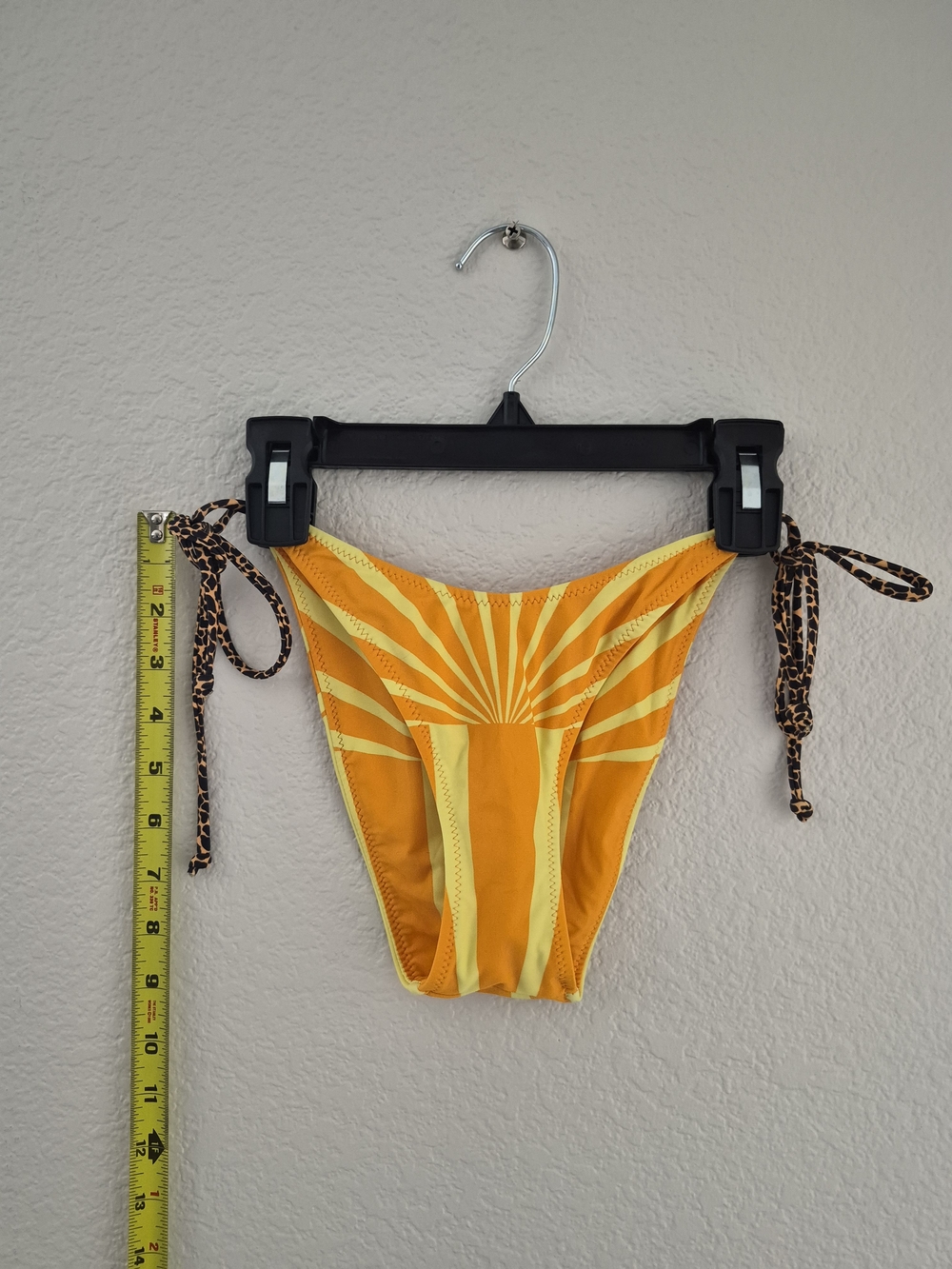 Yellow Sunburst Tie-Side Bikini Bottom - Picture 2 of 5